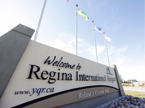 A Mountie has been charged with an alleged assault outside the Regina International Airport.