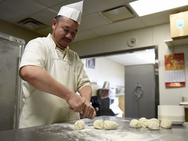 Chef Tony Wong at China Pastry in Regina.