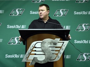 Chris Jones, head coach and general manager of the Saskatchewan Roughriders.