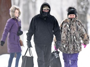 Cold temperatures had people bundling up in Regina.