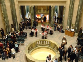 2010 was proclaimed to be the year of the Metis at the Legislative Building on Wed., Nov. 4, 2009. Here the Metis dance group the Riel Reelers perform after the announcement. In the 1980s and 1990s, Metis adult students had much to celebrate, as programs were created that allowed them to improve their educational outcomes.