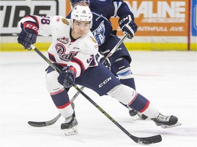 The Regina Pats traded defenceman Brady Pouteau to the Lethbridge Hurricanes on Wednesday.