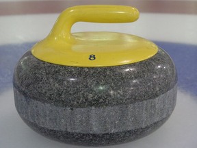 SPECIAL - DON HEALY/Leader-Post - SAVE PIX FOR MARLON - BRIER RELATED -- Curling rock for Brier related art.