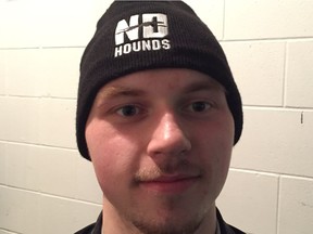 The Notre Dame Hounds' Ben Duperreault is the SJHL's leading scorer.