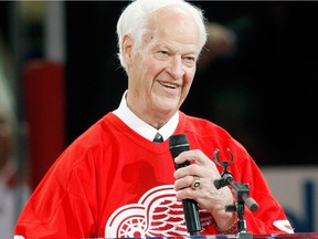 An autographed Gordie Howe jersey, which was set to be raffled off as part of an annual fundraiser in Asquith.