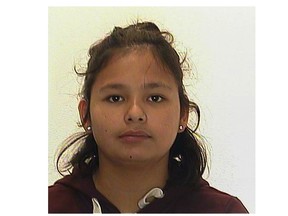12-year-old Rosabella Hoostie is missing according to police. HANDOUT PHOTO