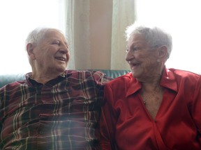 Jim and Eileen Brennand celebrate their 67th wedding anniversary on Valentine's Day.