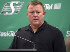 Reader John Chaput takes issue with comments made by Saskatchewan Roughriders head coach, general manager and vice-president of football operations Chris Jones, above.