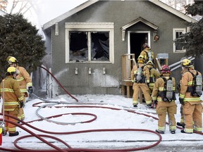 The Regina Fire & Protective Services were on the scene of a house fire on the 1400 block of Wascana Street in Regina.