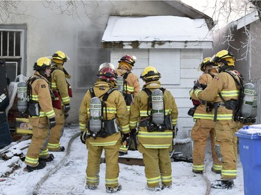 The Regina Fire & Protective Services were on the scene of a house fire on the 1400 block of Wascana Street in Regina.