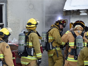 The Regina Fire & Protective Services were on the scene of a house fire on the 1400 block of Wascana Street in Regina.