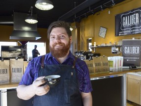 John Cameron, production and sourcing manager at Caliber Coffee Roasters.