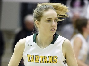 The Campbell Tartans' Jocelyn King is shown during a Friday afternoon game at the Campbell Invitational Tournament.