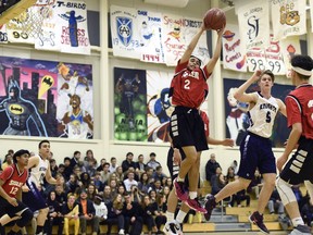 The opening game at LIT, between the Kelowna Knights and Winnipeg Sisler Spartans, was held Thursday afternoon at Luther College High School's Semple Gymnasium.