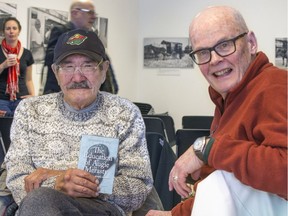 Joseph (Augie) Merasty (left) and David Carpenter.