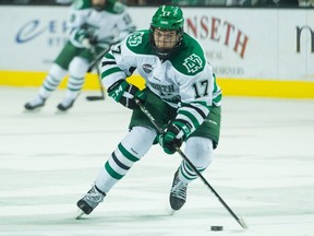 The Regina Pats are hoping to land University of North Dakota star Tyson Jost for the 2017-18 season, which will culminate with a Regina-based Memorial Cup.