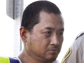 Vince Li is pictured at a court appearance in a Portage La Prairie, Man. August 5, 2008. Li, the man who beheaded a fellow passenger on a Greyhound bus in Manitoba, has changed his name and is seeking more freedom.