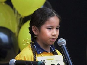 A still photo from the documentary &ampquot;Bee Nation&ampquot; is shown in a handout photo. A film about Saskatchewan students competing in the first provincewide First Nations Spelling Bee will help kick off this year&#039;s Hot Docs Canadian International Documentary Festival. THE CANADIAN PRESS/HO-Hot Docs Festival MANDATORY CREDIT