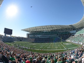 The new Mosaic Stadium, shown Oct. 1 during a test event featuring the University of Regina Rams and University of Saskatchewan Huskies, was a huge hit during CFL Week.