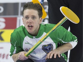 Saskatchewan's Adam Casey split a pair of games Wednesday at the Brier.