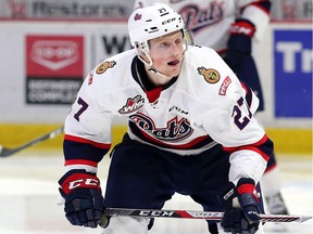 Austin Wagner of the Regina Pats, shown in this file photo, displayed his extraordinary speed once again on Friday night.