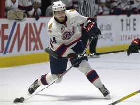 Regina Pats defenceman Connor Hobbs has hit the 30-goal milestone this season.