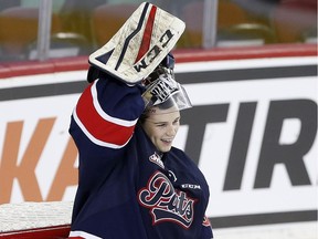 The Regina Pats' Tyler Brown is the WHL's goaltender of the week.