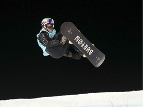 Regina snowboarder Mark McMorris is shown during the X Games Hafjell Big Air Ski final in Norway on Saturday. McMorris won the gold medal.