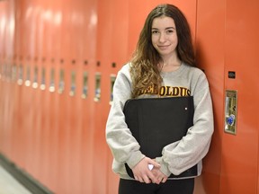 Mackenzie Darling, a Grade 12 student at LeBoldus High School, participated in a student budget consultation.