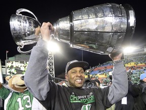 Corey Chamblin, who is now on the Toronto Argonauts' coaching staff, guided the Saskatchewan Roughriders to the 2013 Grey Cup title.