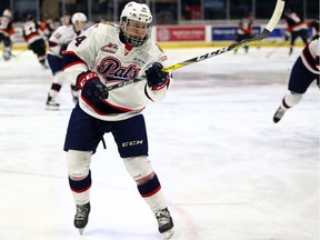 The Regina Pats' Riley Krane scored his first WHL goal Wednesday against the host Swift Current Broncos.