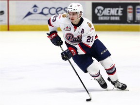 The Regina Pats' Sam Steel, shown in this file photo, scored the winning goal Sunday to help his team snap a four-game losing streak.