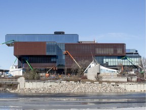 Work continues on the Remai Modern art gallery in Saskatoon on Friday, Feb. 17, 2017.