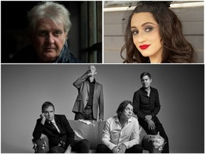 Tom Cochrane (top left), Lindi Ortega and 54-40 are scheduled to perform at the 2017 Gateway Festival.