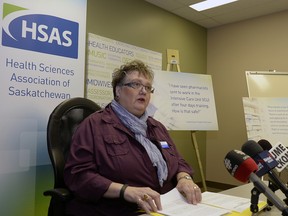 Karen Wasylenko, president of Health Sciences Association of Saskatchewan.