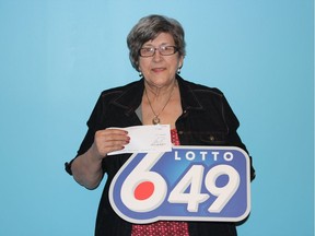 Adreen Nunnelly, a Grenfell resident who won on the Feb. 1 guaranteed prize draw.