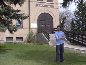 Qu'Appelle Mayor Allan Arthur stands in front of the town hall in this May, 2007 file photo.