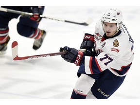 Regina Pats captain Adam Brooks returned to the lineup against the Lethbridge Hurricanes on Friday. One night later, he scored the overtime winner to tie the Eastern Conference final at one games apiece.