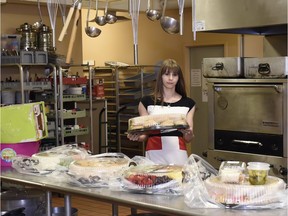 Katrina Robinson, director of development for Souls Harbour Rescue Mission, in the kitchen at the current location.