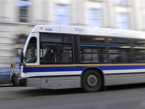 A Regina city bus. File photo
