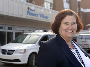 REGINA, SASK : March 31, 2017 - Cathy Girard, a Pioneer Village resident, has started a petition against cuts to the pastoral care services in the province's medical facilities. MICHAEL BELL / Regina Leader-Post.