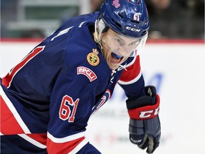 The Regina Pats' Filip Ahl, shown in this file photo, scored his first WHL playoff goal Saturday in a 5-3 victory over the host Swift Current Broncos.