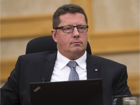 Saskatchewan Party Saskatoon University MLA Eric Olauson requested a background check on Saskatoon resident Heather Landine, after the constituent sent him an email raising concerns about cuts to libraries and city grants in lieu.