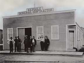 Ernie Poole's Stoughton headquarters in 1907.