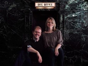 Writers Irene Sankoff and David Heinas are photographed in Toronto&#039;s Royal Alexandra Theatre at as they promote the production &ampquot;Come From Away&ampquot; on November 11, 2016. The Canadian theatrical production ``Come From Away&#039;&#039; has received seven Tony nominations including a nod for best musical. THE CANADIAN PRESS/Chris Young