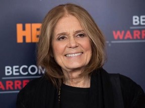 FILE - In this Jan. 19, 2017 file photo, Gloria Steinem attends the world premiere screening of HBO&#039;s &ampquot;Becoming Warren Buffett&ampquot; in New York. The fashion industry is honoring feminist icon Gloria Steinem and Planned Parenthood president Cecile Richards at its annual awards ceremony. The two women will join with actress-singer Janelle Monae in receiving a special tribute from the board of directors of the Council of Fashion Designers of America on June 5. (Photo by Charles Sykes/Invision/AP, File)