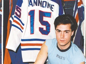 Tim Iannone, shown with the 1985-86 Regina Pats, did a huge favour for a wanna-be sports writer many years ago.