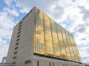 The SaskTel head office in downtown Regina.