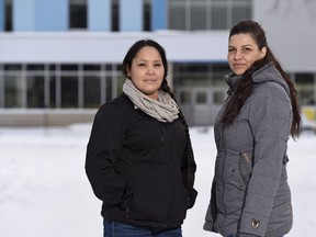 Shawna Oochoo, left, and Beatrice Wallace-Littlechief are founding members of the White Pony Lodge, who are the recipients of the circle of friends award with the YWCA Regina's Women of Distinction Awards.