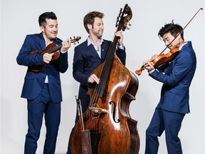Time For Three will be performing with the Regina Symphony Orchestra on May 6.